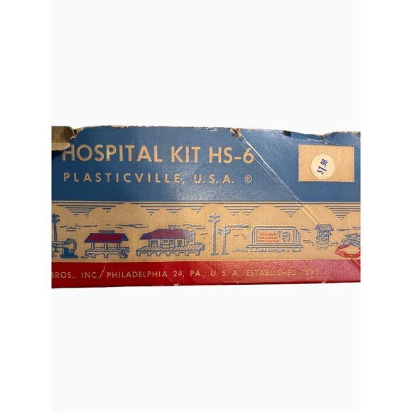 Plasticville U.S.A. Hospital Kit Model Building For Train Set Vintage - Picture 13 of 14